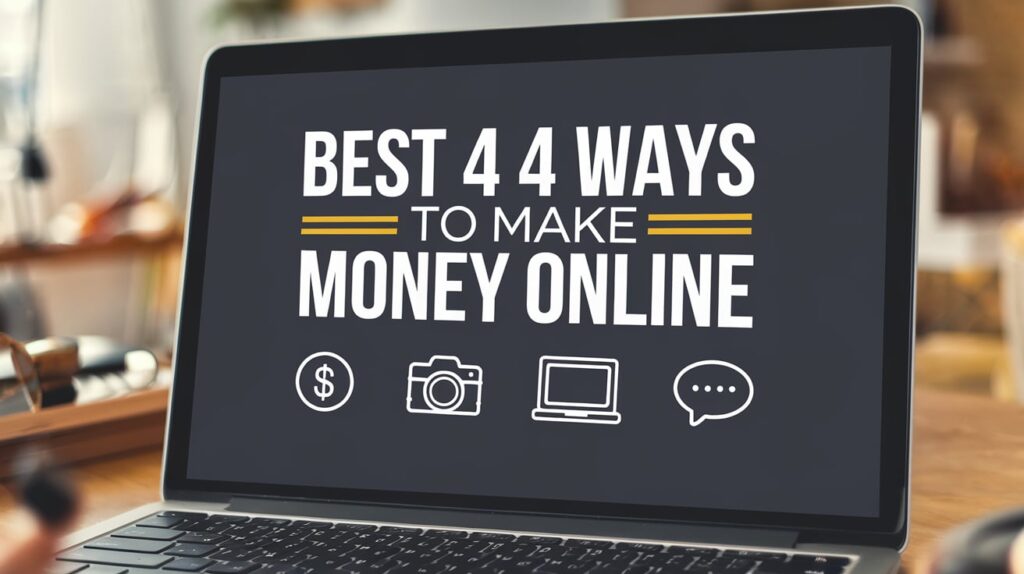 Best 4 Ways to Make Money Online