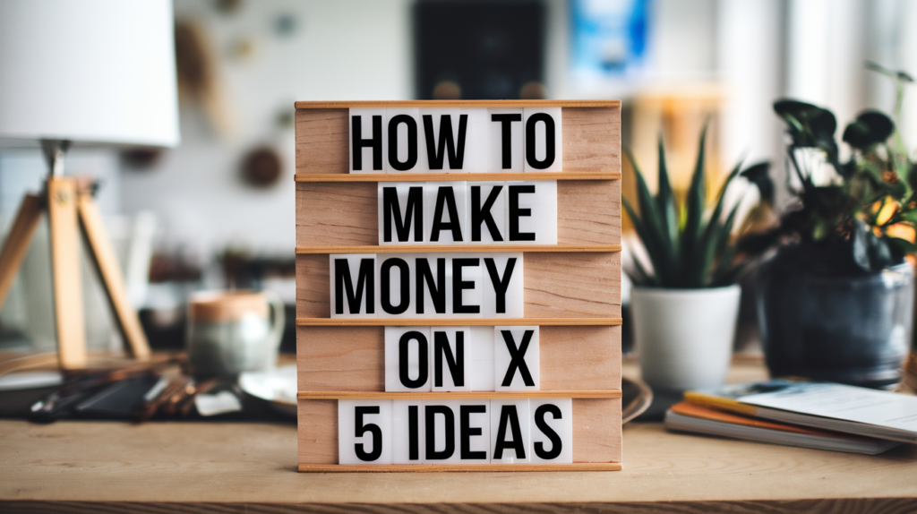 How To Make Money On X (Twitter) – 5 Ideas